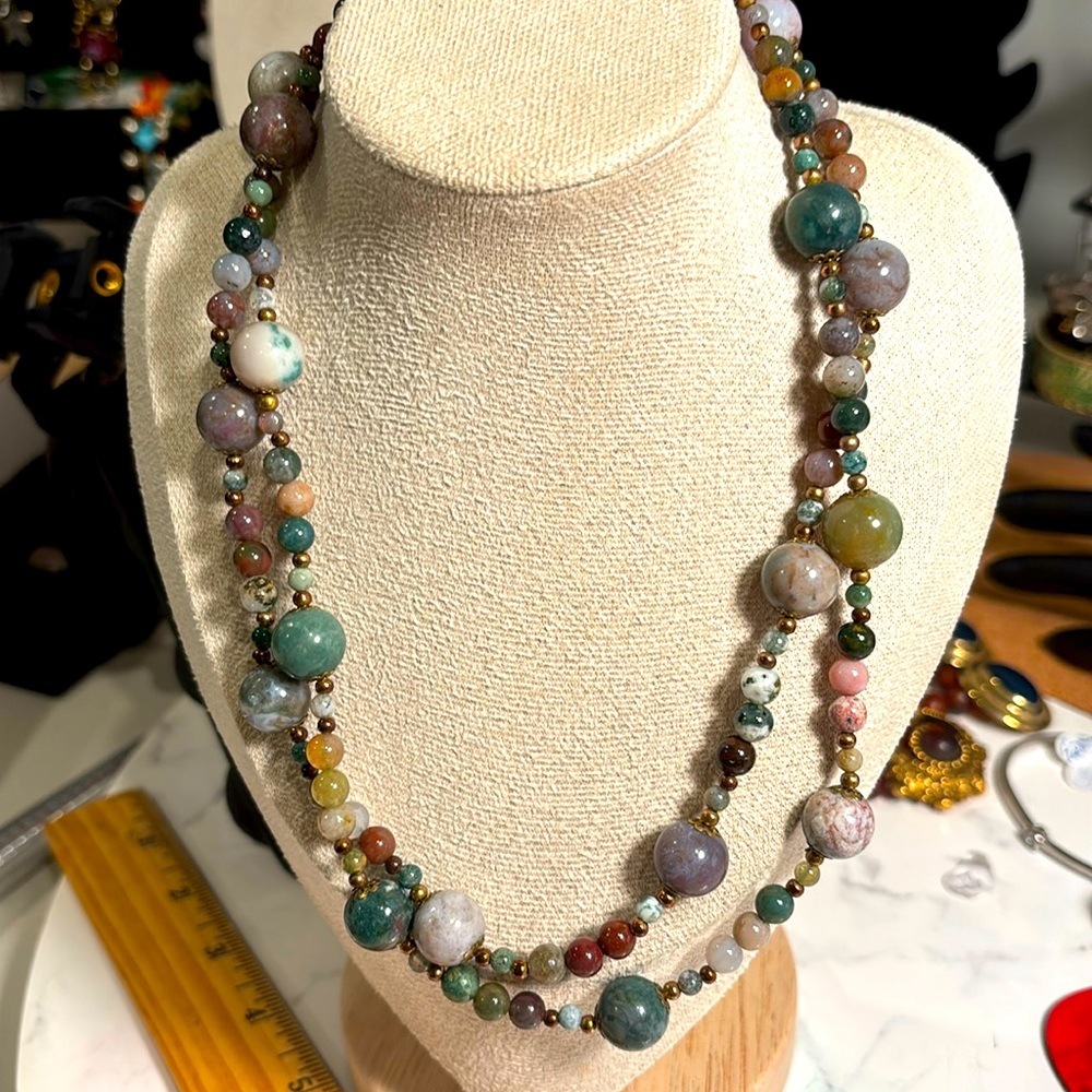 Vintage stone necklace